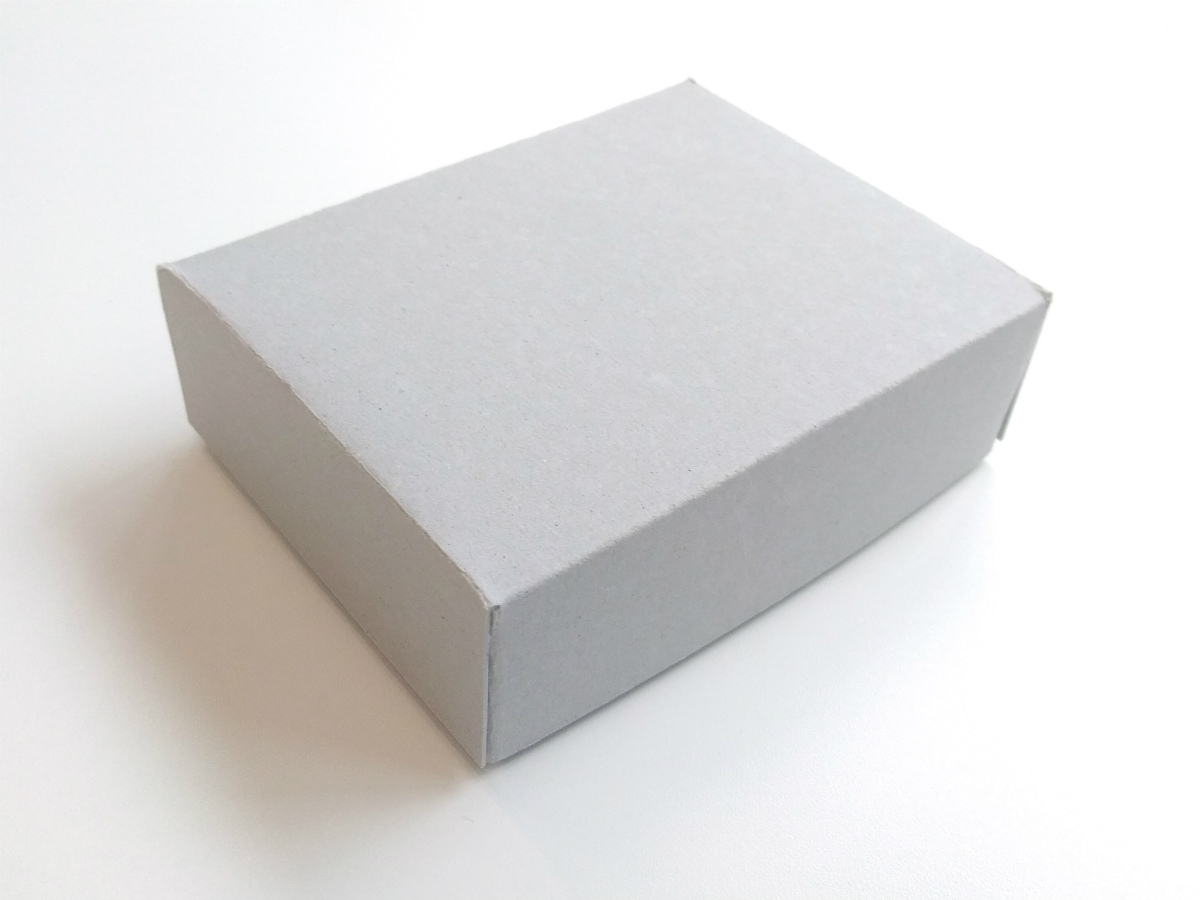 ボール紙でボックスを作ってみました 簡易な化粧箱やギフトボックスに 紙のブログ