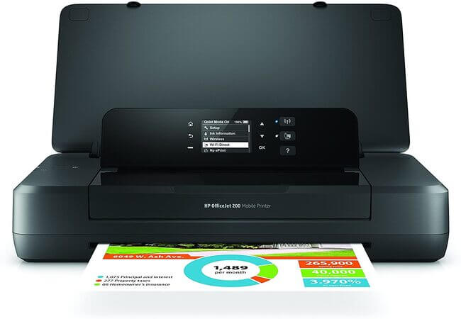 プリンターとしての基本性能が高いHP OfficeJet 200 Mobile CZ993A#ABJ