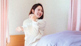 ルームウェアを着た女性