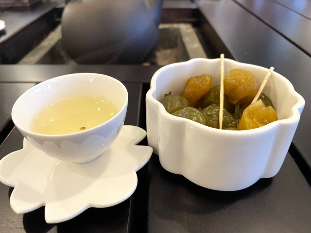 お茶とデザート