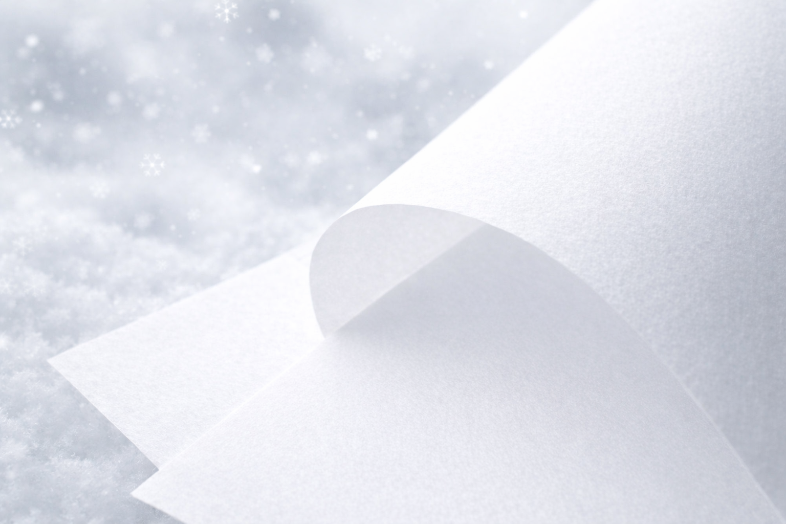 雪のような独特の白