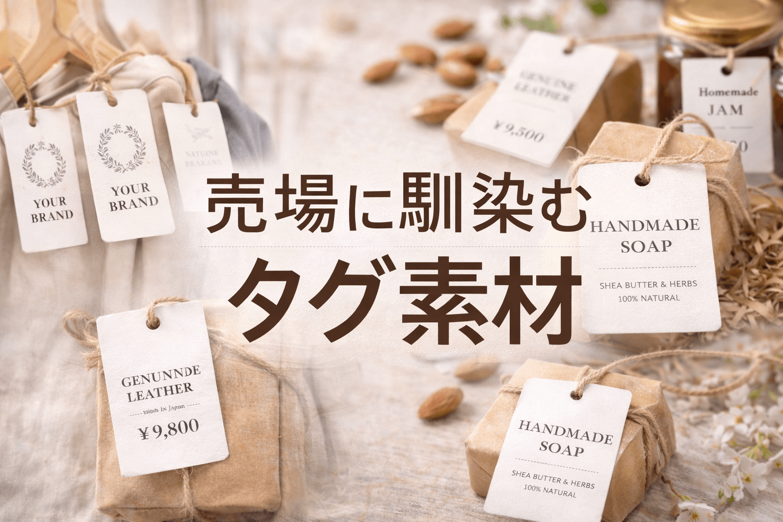店舗運営で差がつく｜100枚から考えるオリジナル紙タグの選び方 ― 値札