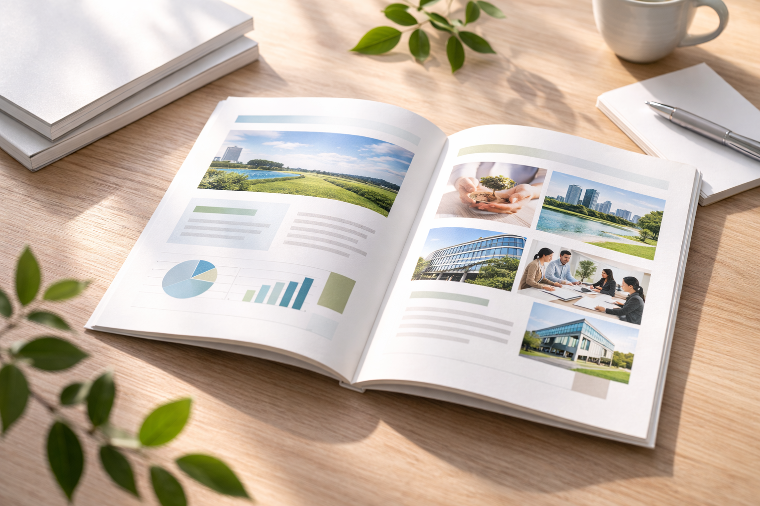 CSRレポート･学校案内などの冊子本文