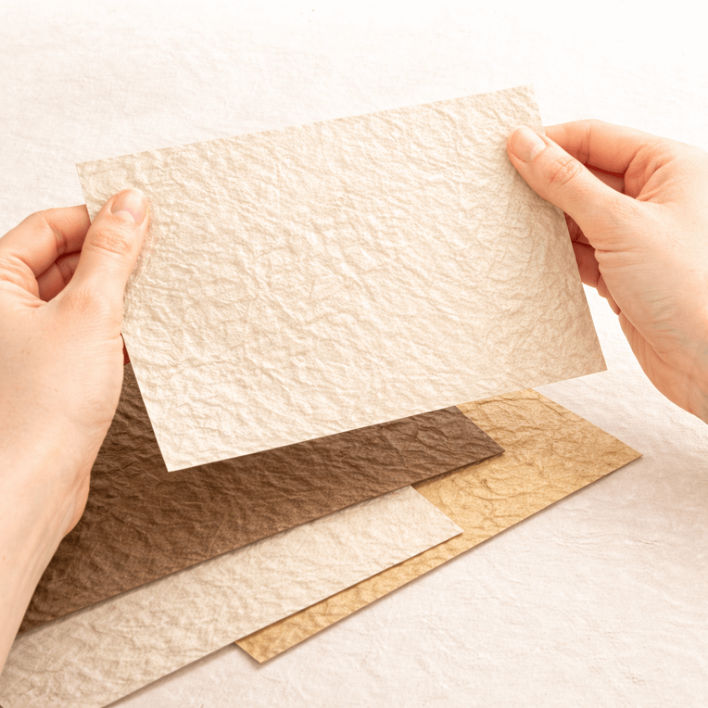 手もみのような豊かな凹凸