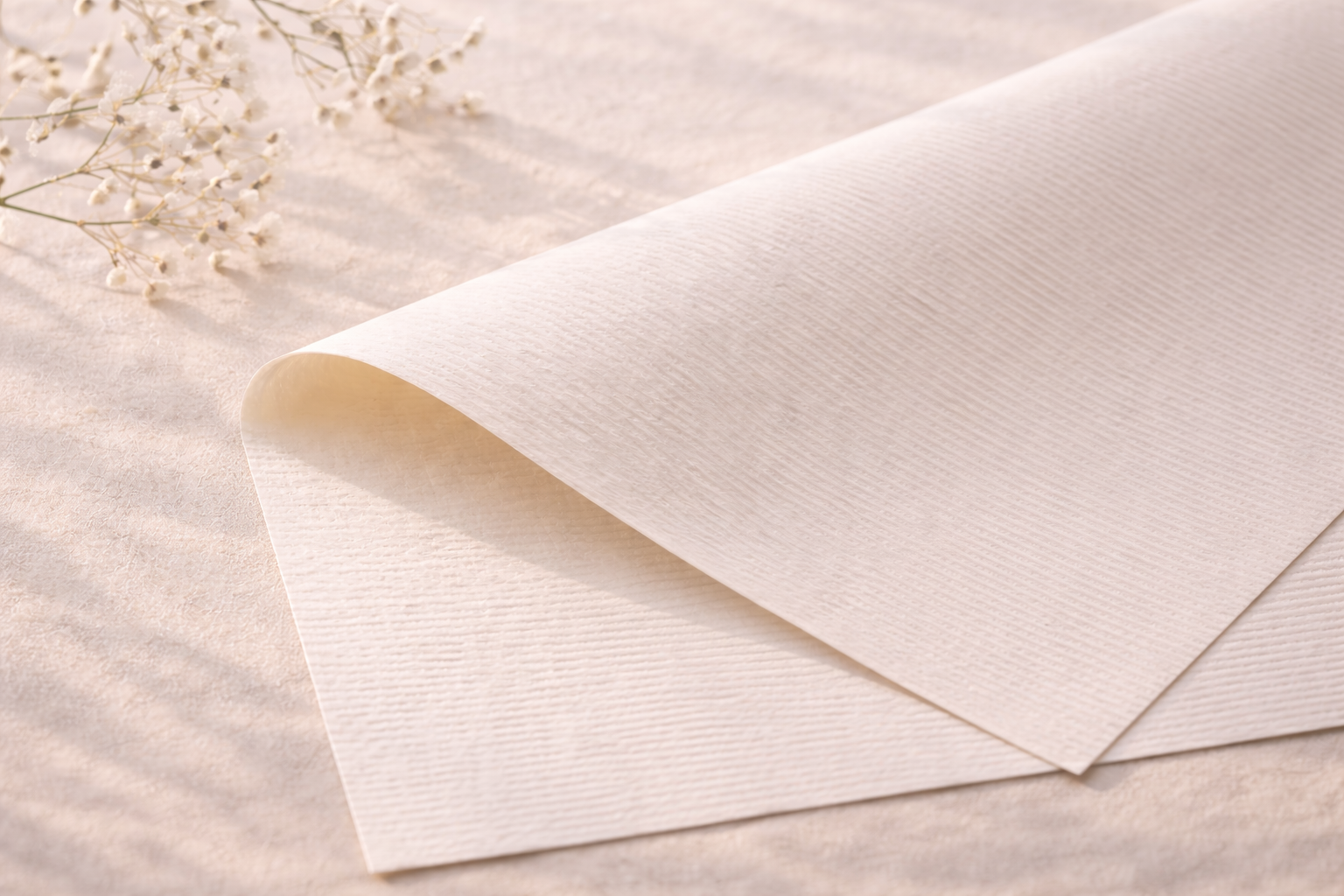 非塗工ならではの自然な質感