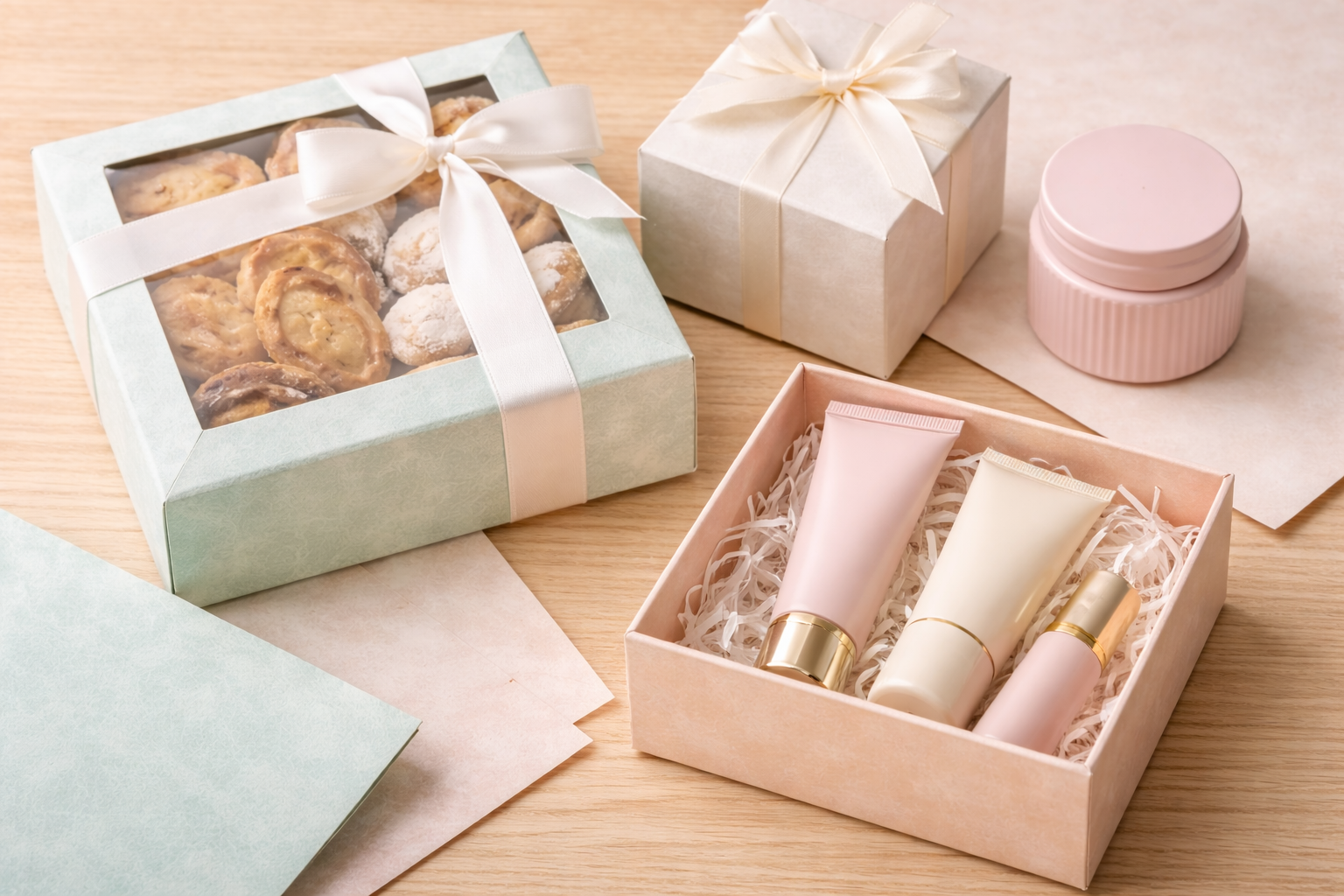 パッケージ・ギフトボックスのスリーブ