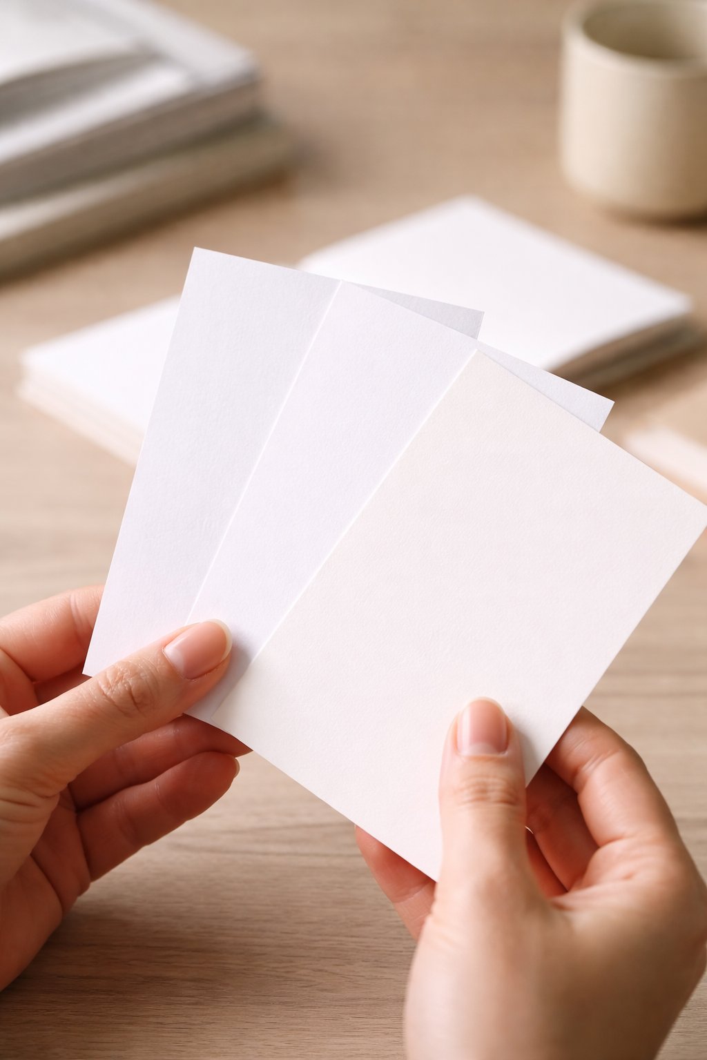 個性で選べる白色3色展開