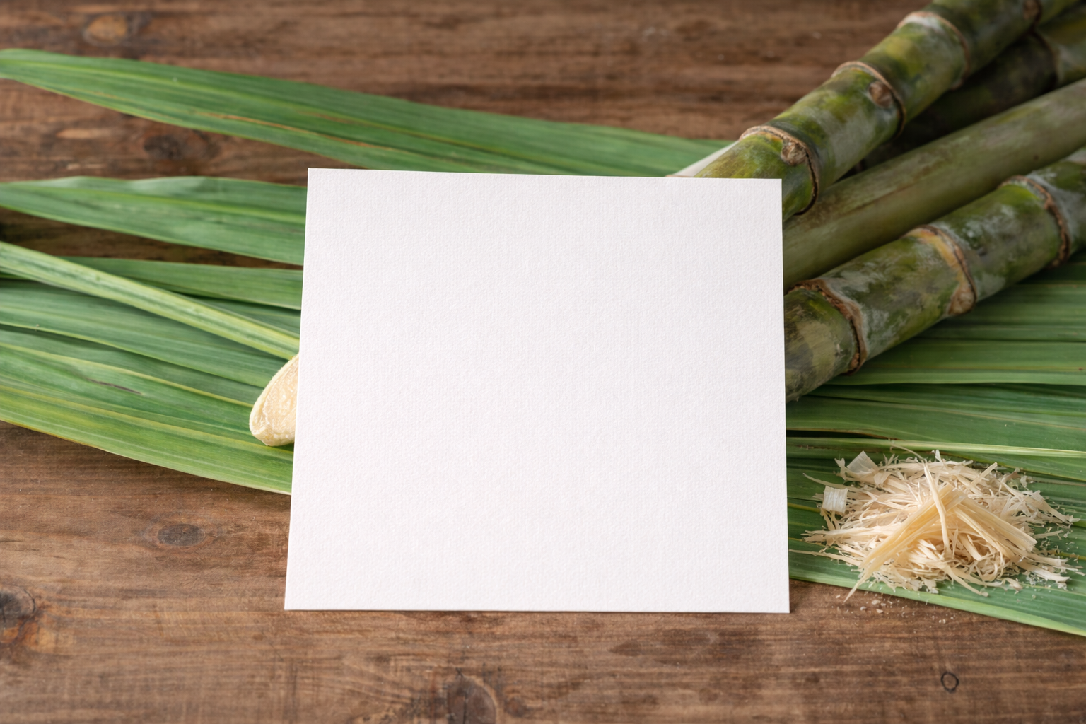 バガス配合による<br>ナチュラルな素材感