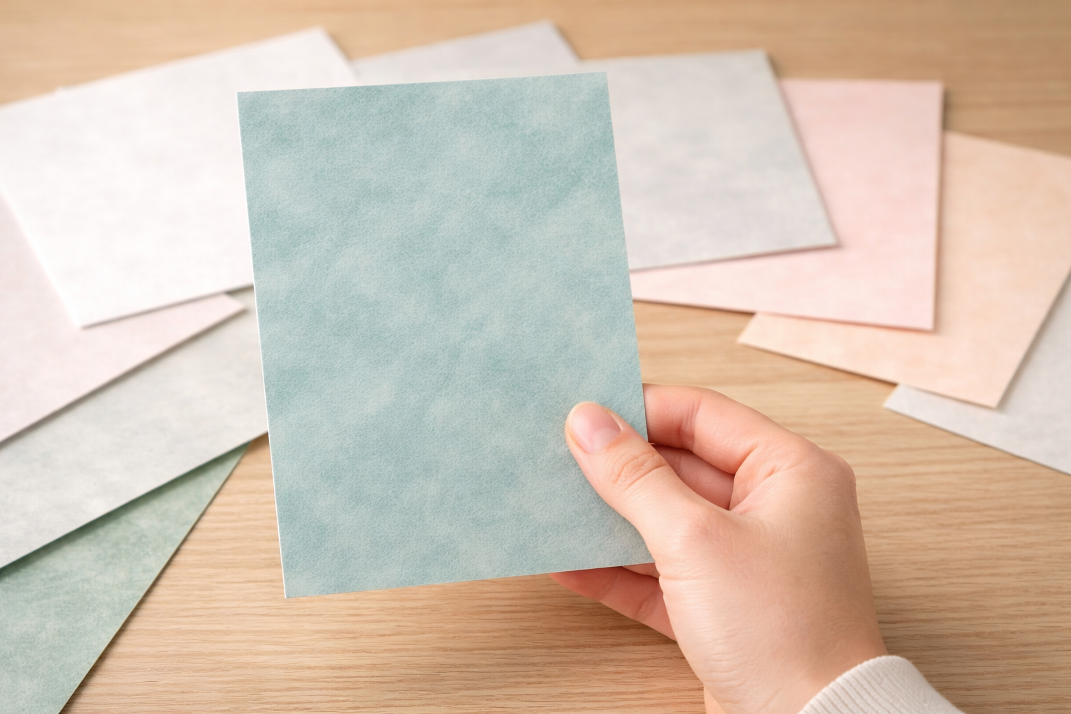 空気をまとったような、<br>やわらかな風合い