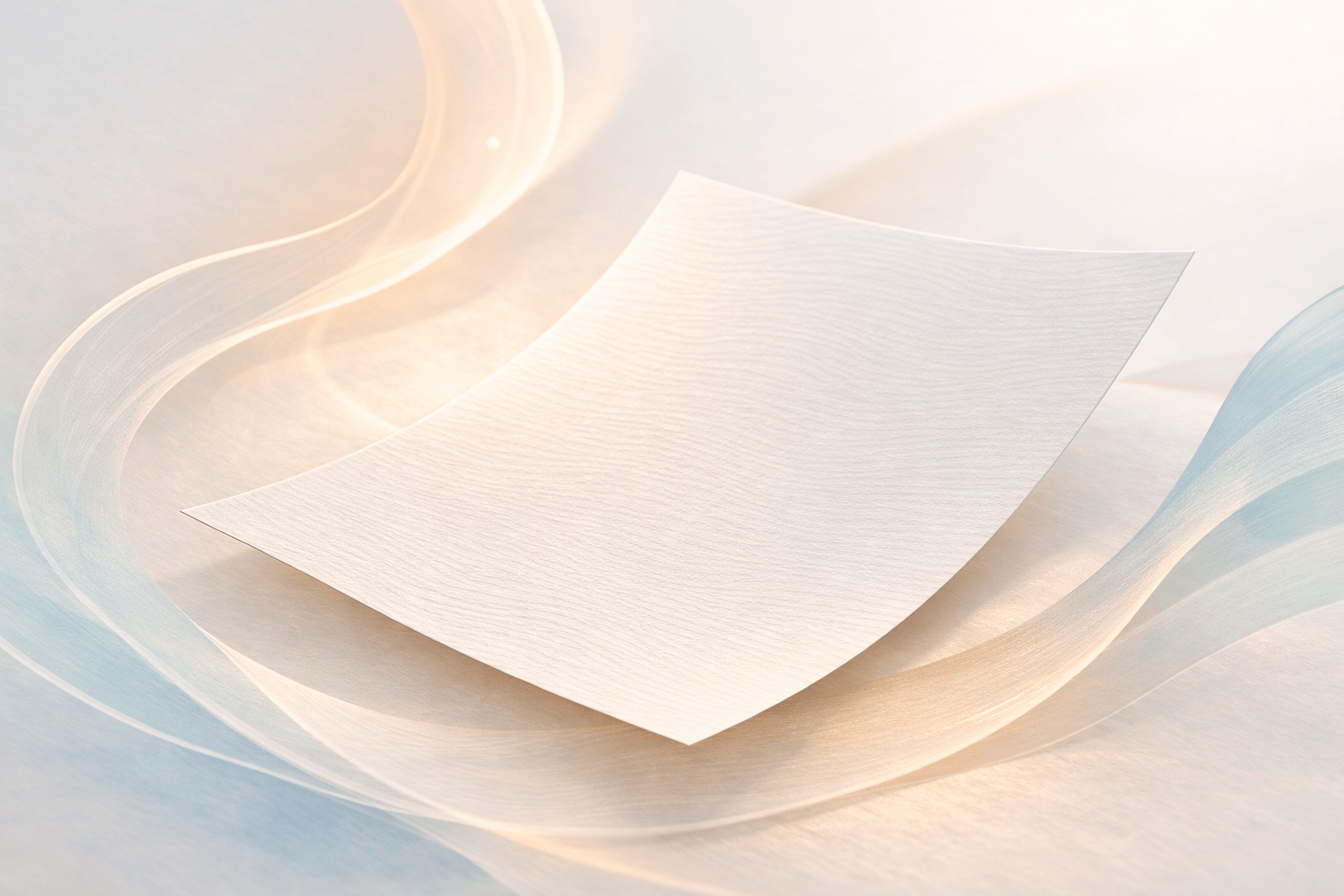 やわらかな波動のような<br>曲線模様