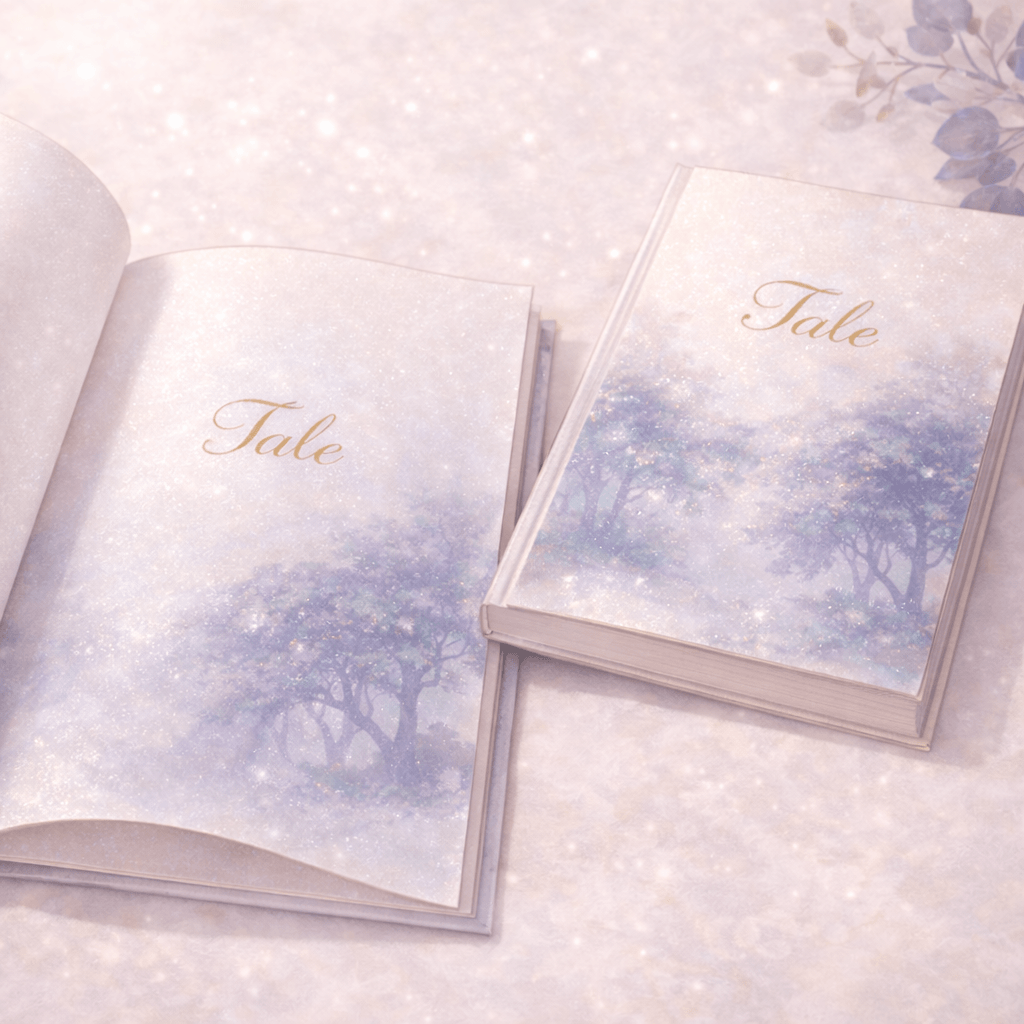 同人誌や作品集の<br>表紙・遊び紙ー