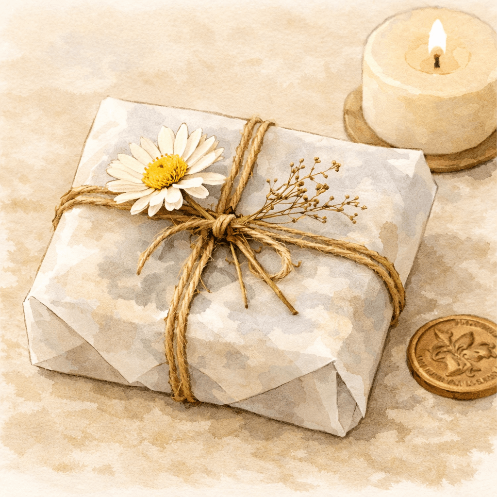 やわらかく光を通す<br>グラシン調の半透明紙