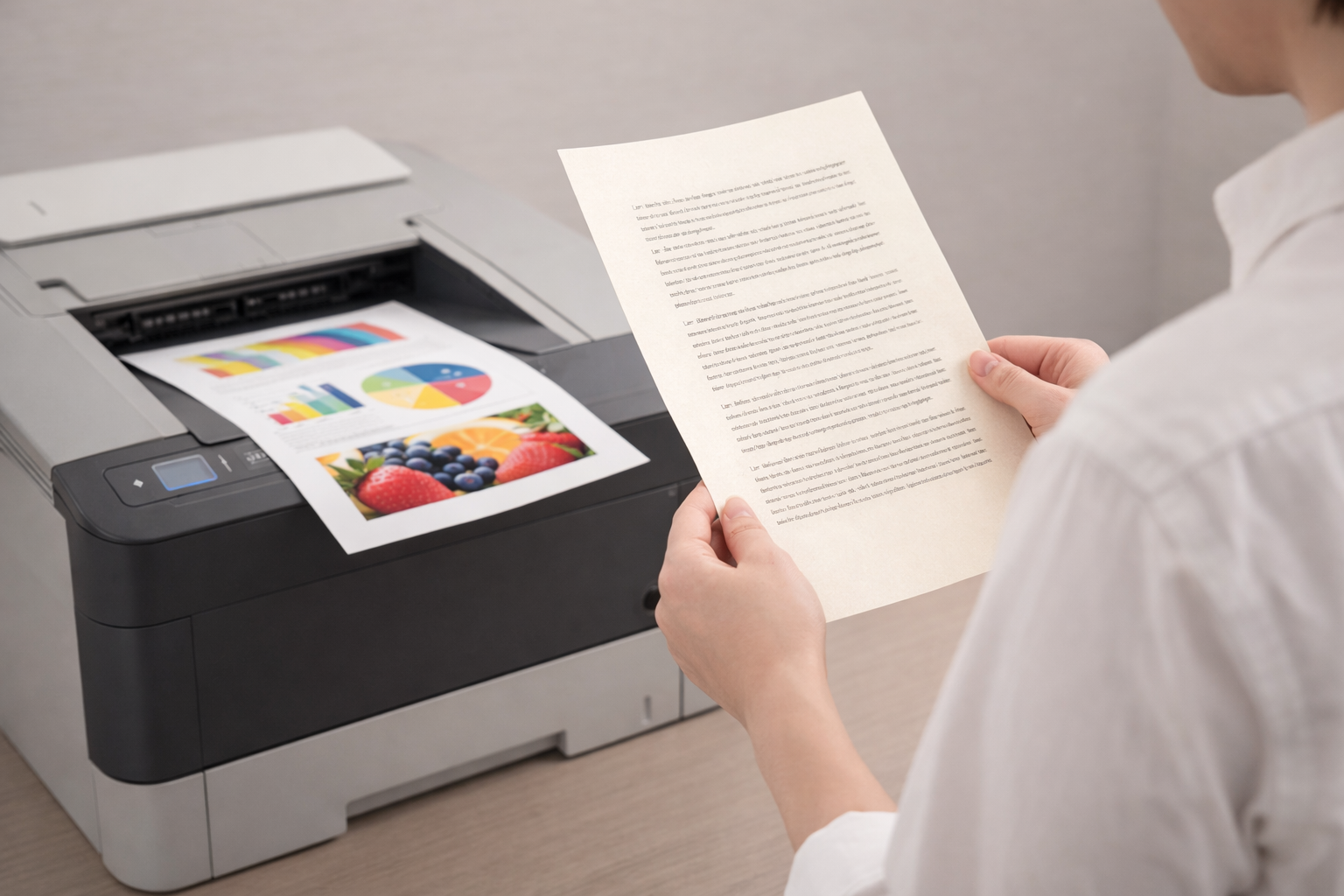 ナチュラルな白さと<br>高い印刷適性