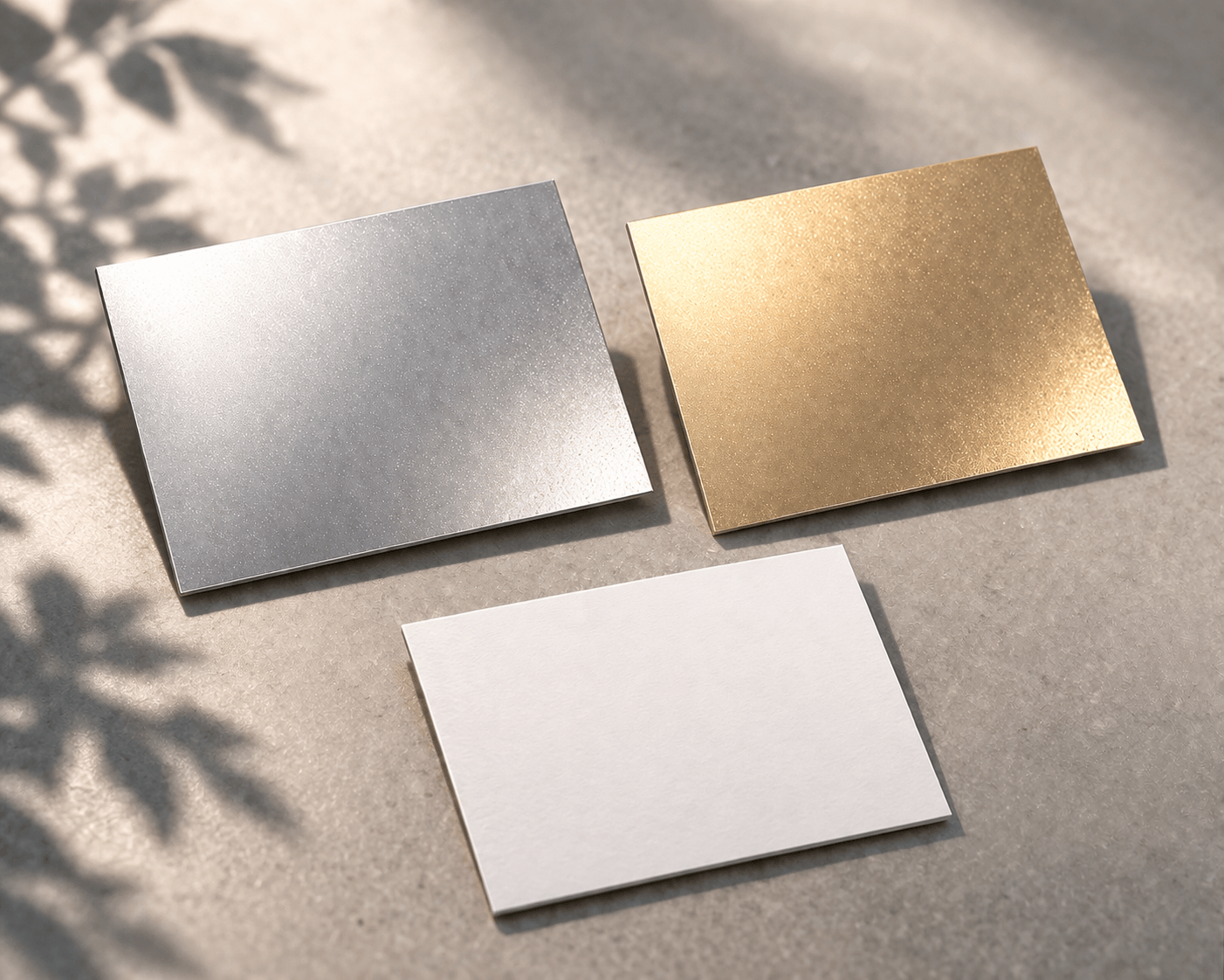 表裏で異なる<br>質感コントラスト