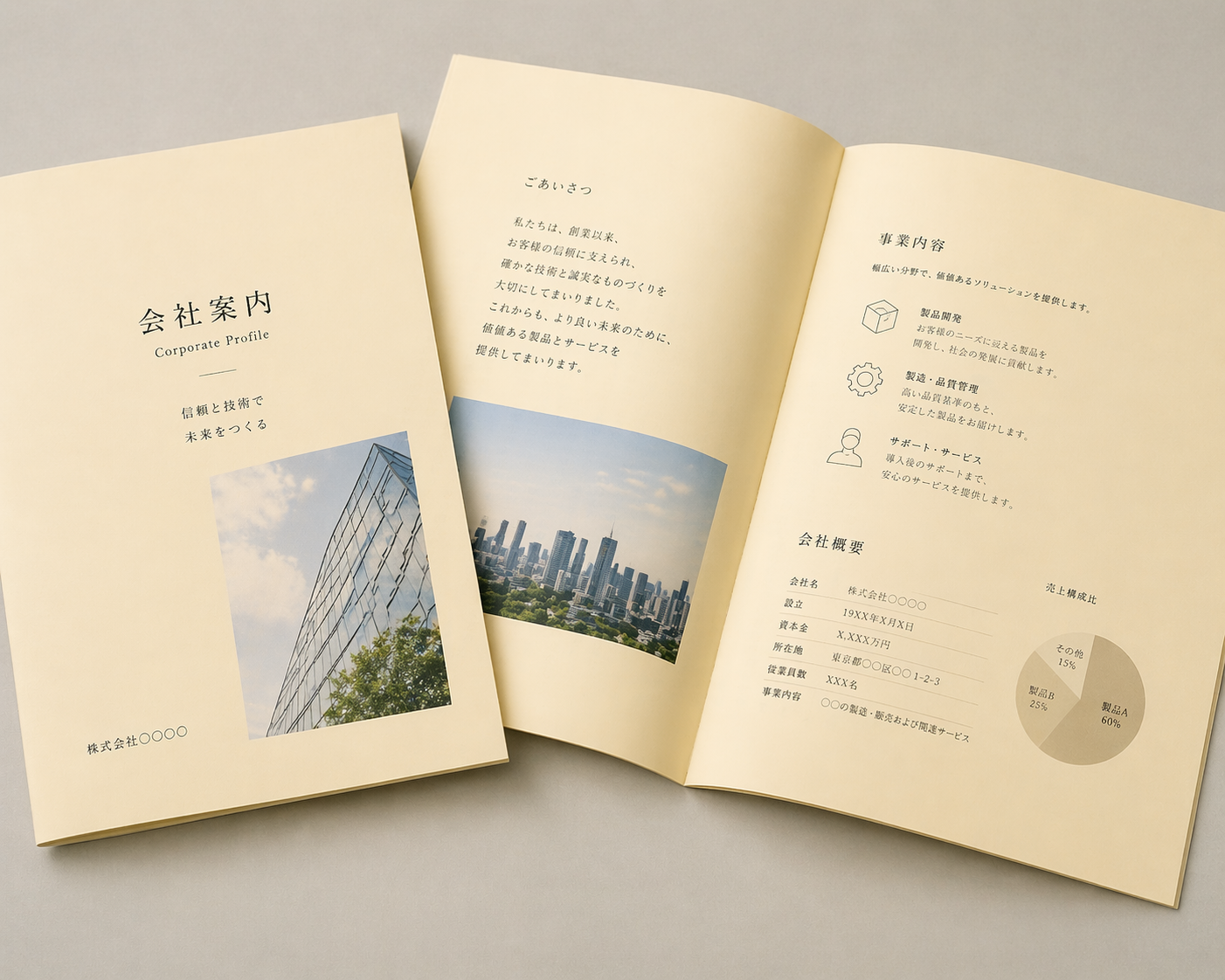 会社案内・報告書
