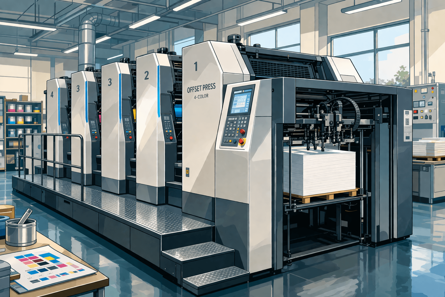 非吸収面ならではの印刷適性