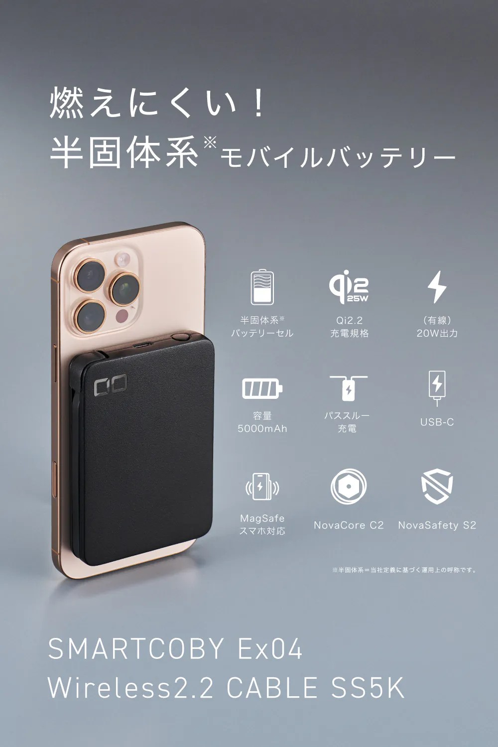 CIO　モバイルバッテリー 　MB20W2C-SS5K-EX04
