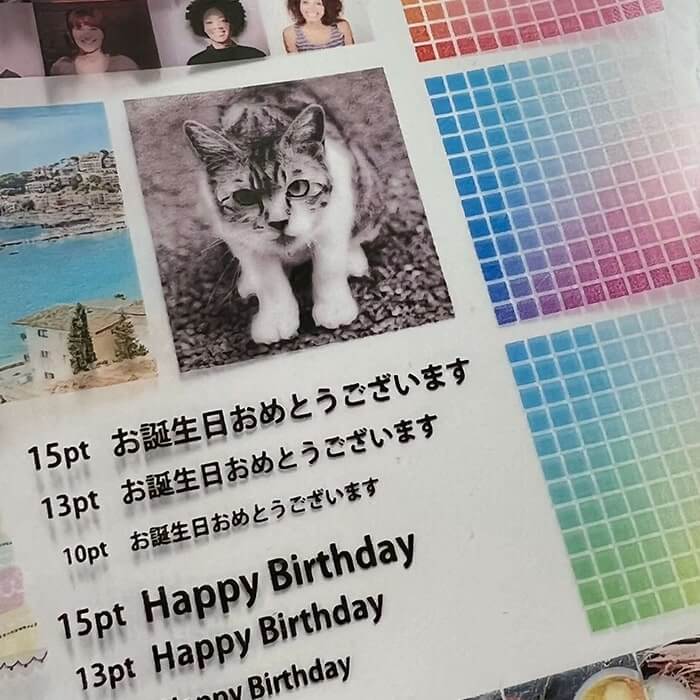 透明フィルム 印刷見本2