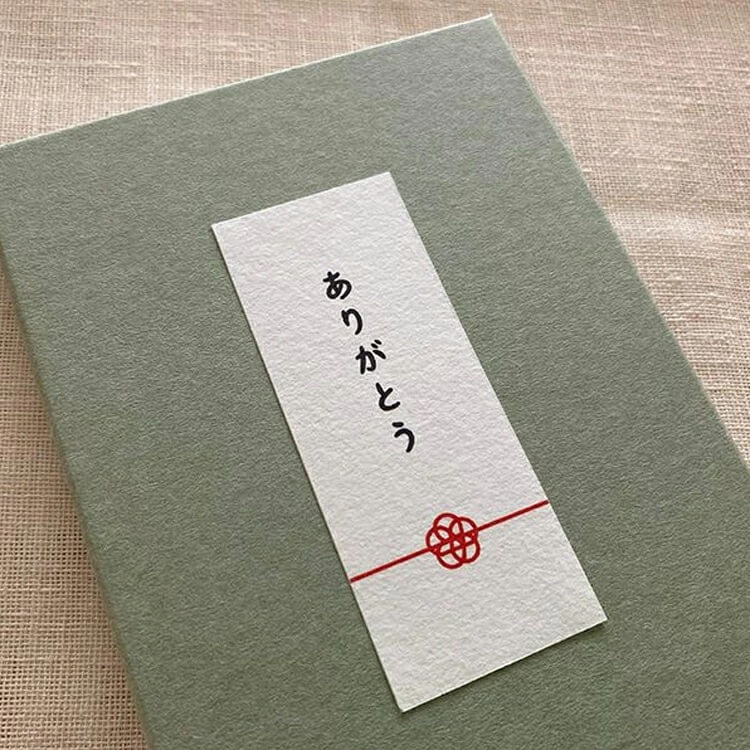コットン和紙ラベル 熨斗ラベル使用例
