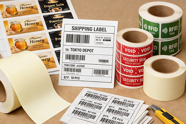 ラベル・シールの台紙として